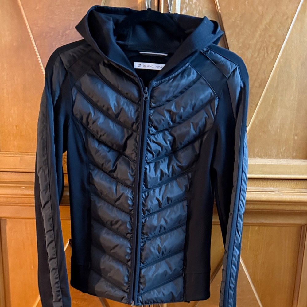Blanc Noir Black Puffer Jacket